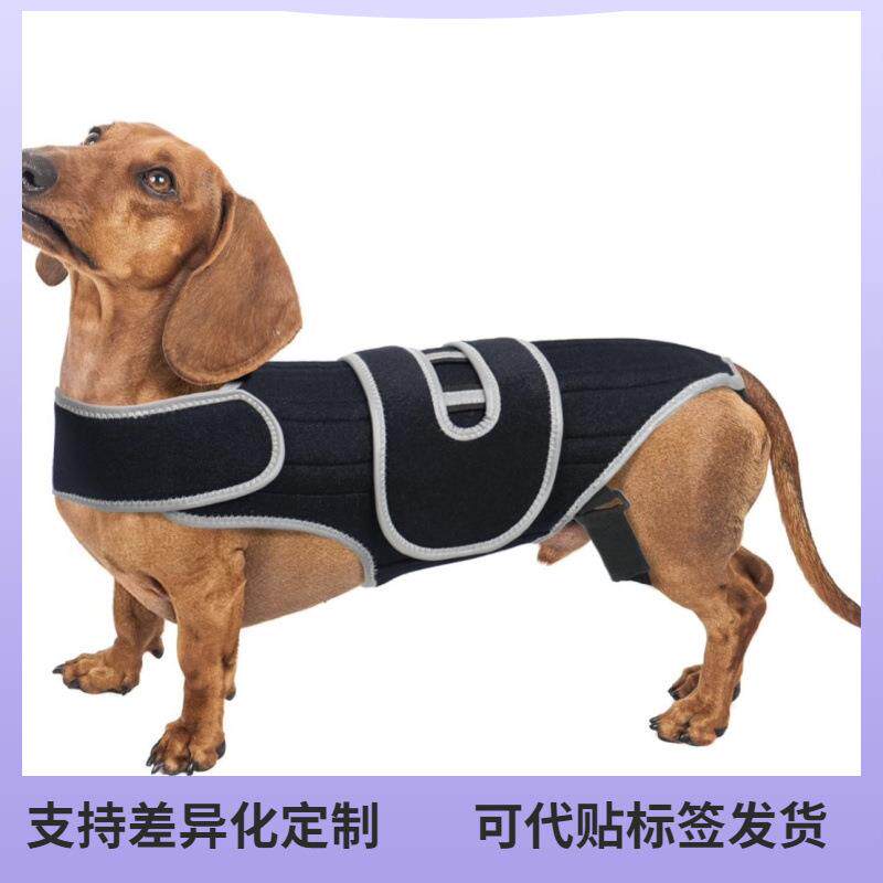 跨境宠物护具狗狗椎间盘受伤支撑背心宠物背部骨折疼痛保护带