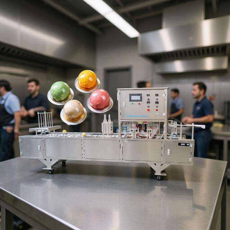 月饼封口机杯装蛋黄酥封膜机绿豆鲜花饼包装机全自动月饼盒封口机