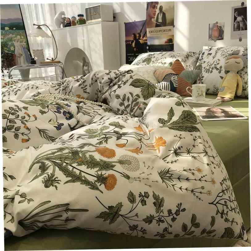 4pc bedsheet set bed sheet quilt blanket duvet cover sets