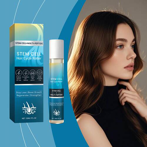 Hair Care Roll-On Essence: Daily scalp massage for gentle no