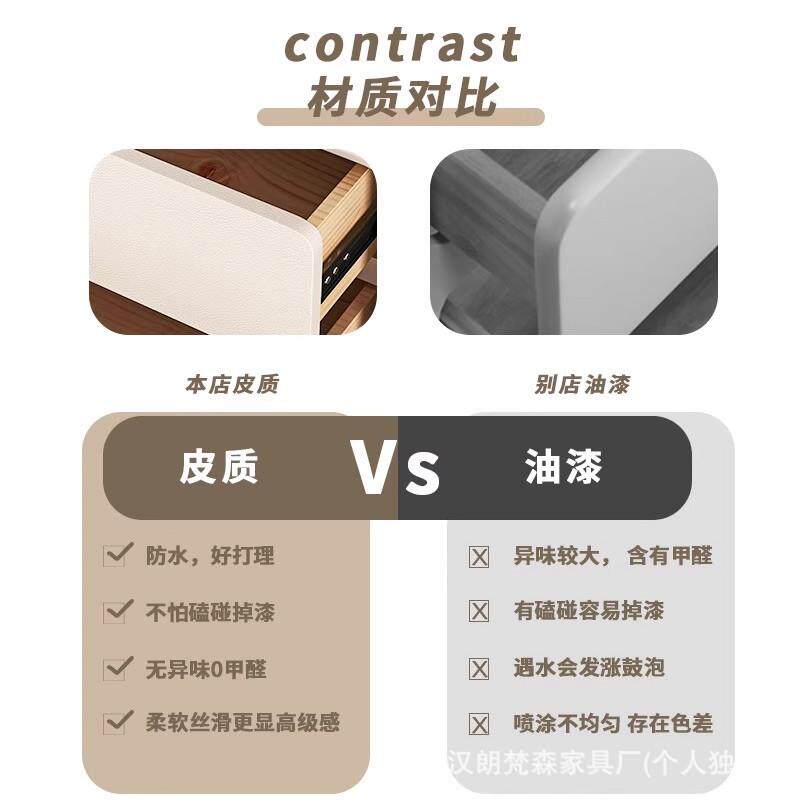 奶风斗柜简约现代实木储物柜立柜客Z-03奶油厅收油纳柜屉柜卧室五