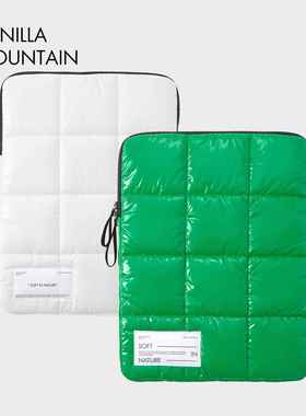 VM原创设计 一朵云 柔软内胆充棉笔记白色本13寸15寸电脑包保护套