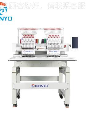 万阳2头15针高速绣机花 T恤 帽 子子个性袜刺绣全自动电WY1502C脑