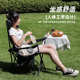 钓鱼户外椅凳折叠阳台躺椅床月亮休闲午休椅子沙滩椅露营便携式 子