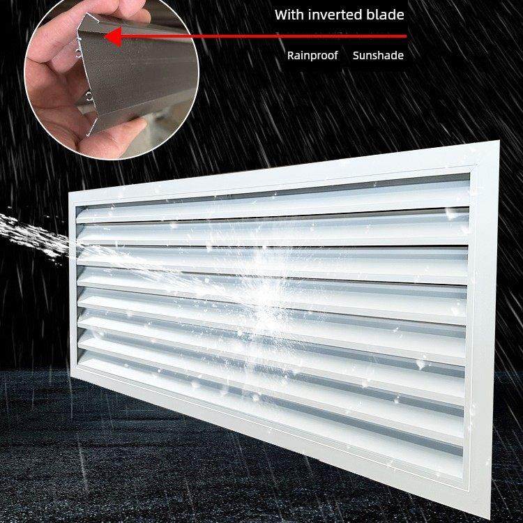 箱变单层铝合金防雨百叶窗通风口固定外墙防水百叶排风出风口定制,电子/电工,室内新风系统,淘宝优惠券,粉丝福利购,淘宝优惠卷