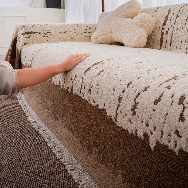 沙发盖布沙发套罩简约轻奢四季通用防尘一片式防滑沙发巾沙发垫子