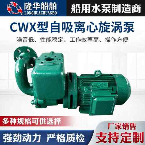 船用离心泵CWX旋涡泵铸铁自吸离心旋涡泵可定制船用旋涡泵防腐