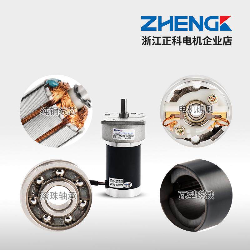 HN流GKEZGZECA60FHH永磁直减速电机小功率大扭力微型电机12VZ24V