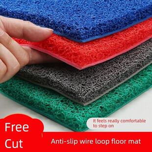 汽车脚垫自由裁剪通用易清洗可自剪单片个主副驾驶车防水加厚丝圈