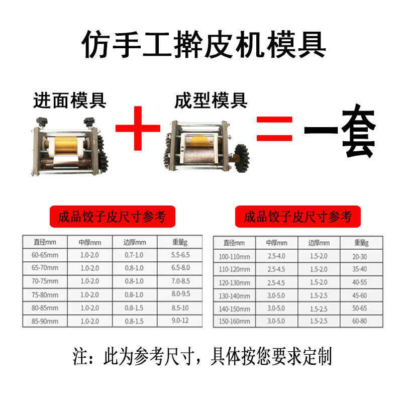 商用擀饺子皮皮家用新型包压机小型全自动多功能馄饨机烧麦机子皮