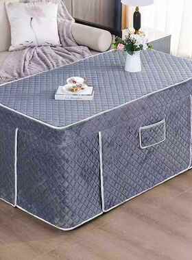 ?202新款体烤火套罩长方形桌罩现代简约风取暖桌加绒YOI5电炉罩连