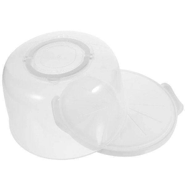 Transparent Cake Carrier Handheld Case Clear Boxes Stand