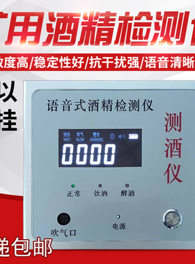 矿用酒精测试仪雨沃YCG-2N测酒仪 壁挂固定式数显煤矿酒精检测仪