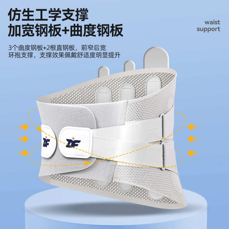 护腰带仿生设计腰间盘腰部稳固腰托支撑专用男女透气钢板护腰
