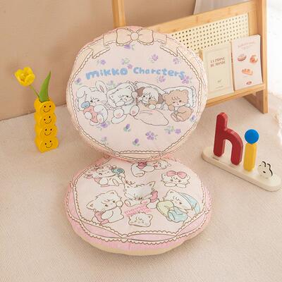 Cartoon Little Kitten Cute Animal Four Seasons Round Non-sli