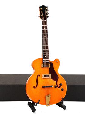 木质电吉他模型电贝司乐器摆件汽车饰品挂饰送朋友生日圣诞节礼物