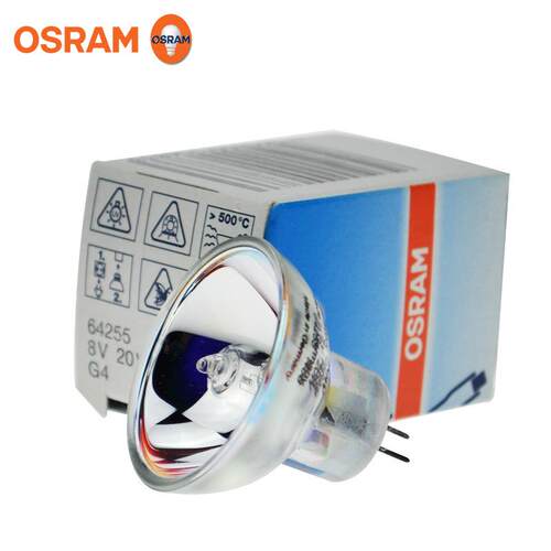 欧司朗64255 8V20W G4 显微镜光学仪器灯泡 酶标仪灯泡卤素灯杯