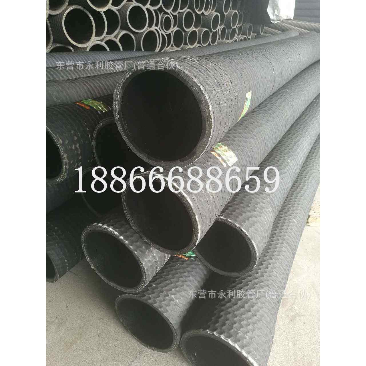 大口径耐磨钢丝管输水胶管钢丝骨架耐腐蚀橡胶钢丝管