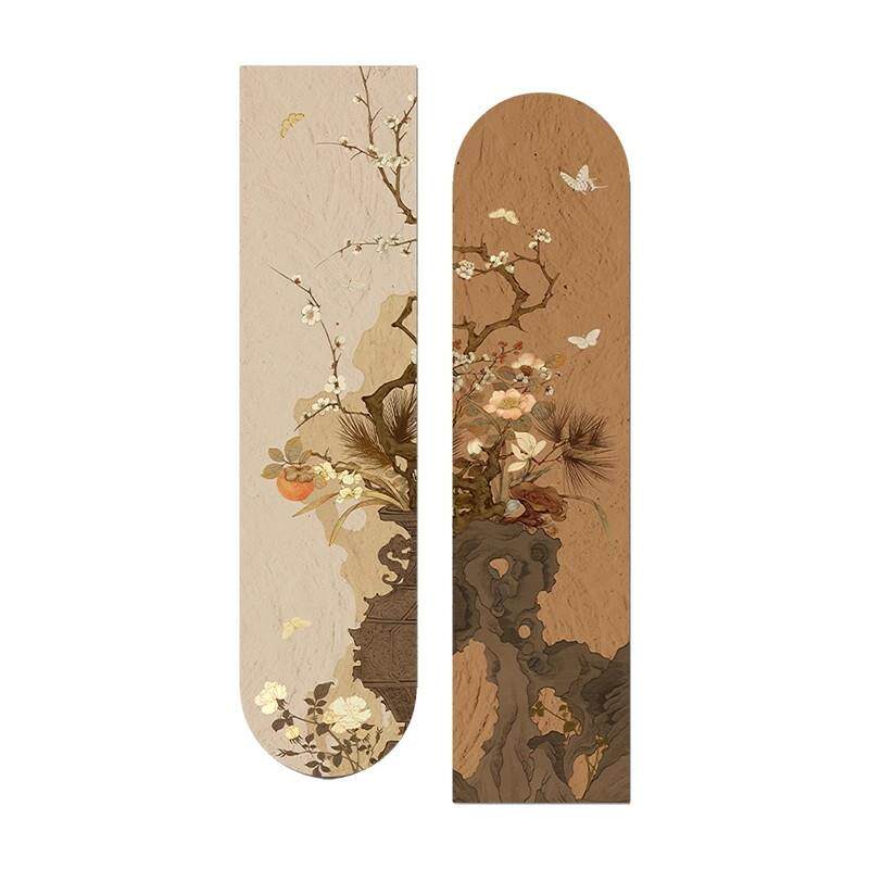 宋代美学中古风玄关装饰画法式复古走廊过道挂画中式高档客厅壁画