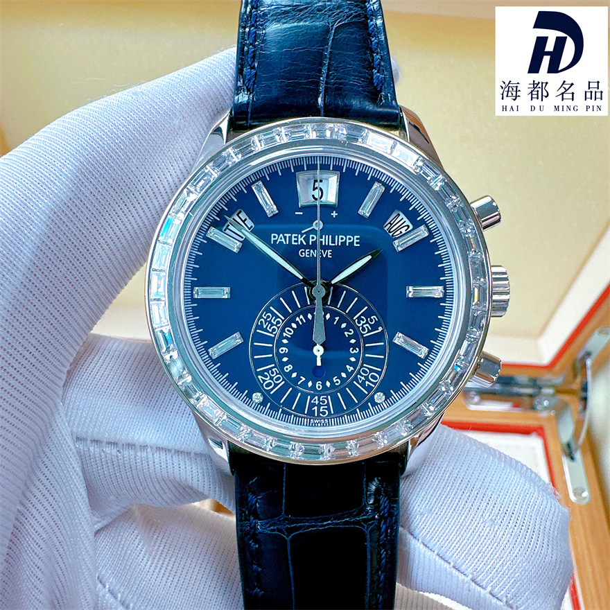 一口价98新PP百达翡丽复杂功能时计5960P后镶钻自动机械男士手表