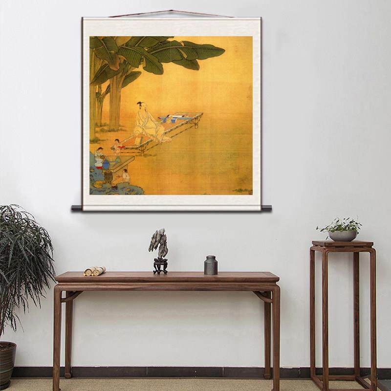 斗方花鸟画 画山水画 画电表箱装饰丝绸画 画绢画 画宣纸彷古挂画