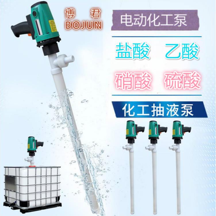 手提式抽油泵防腐蚀抽液泵220v大功率电动化工油泵不锈钢柴油泵