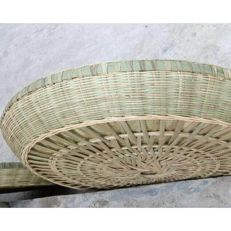 9ZRT竹编制品传统纯手工全竹子簸箕加固家用加深大号圆形农家竹匾,特色手工艺,竹编/竹雕,淘宝优惠券,粉丝福利购,淘宝优惠卷