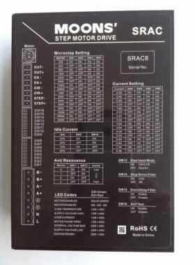鸣志步进 MOONS驱动器 SR2 SR4 SR8 3SR8 SRAC2 SRAC8 3SRAC8