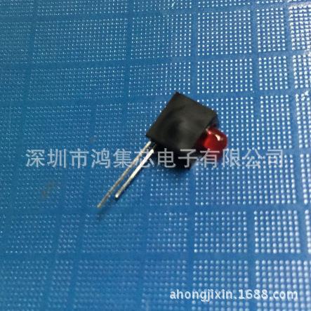 LED灯座含灯 侧孔灯座 1单孔座 3MM方形座指示灯 红黄蓝绿白