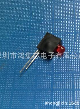 LED灯座含灯 侧孔灯座 1单孔座 3MM方形座指示灯 红黄蓝绿白