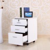 柜木质办公落001地办公室式 文件柜办公桌移动柜矮带锁资料柜储物