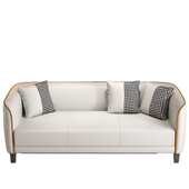 现代客厅公寓红双人三人出租房网沙发简易皮简约卧室艺小户型