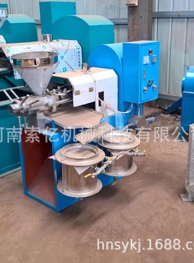 玉商用花生菜籽螺旋榨油机HUK米油葵榨油滤油机大流动式豆榨机油