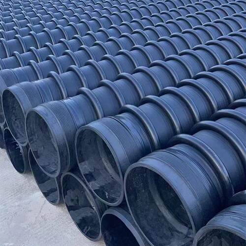 厂家直供HDPE增强缠绕结构壁B型克拉管聚乙烯pe埋地排污雨水管批