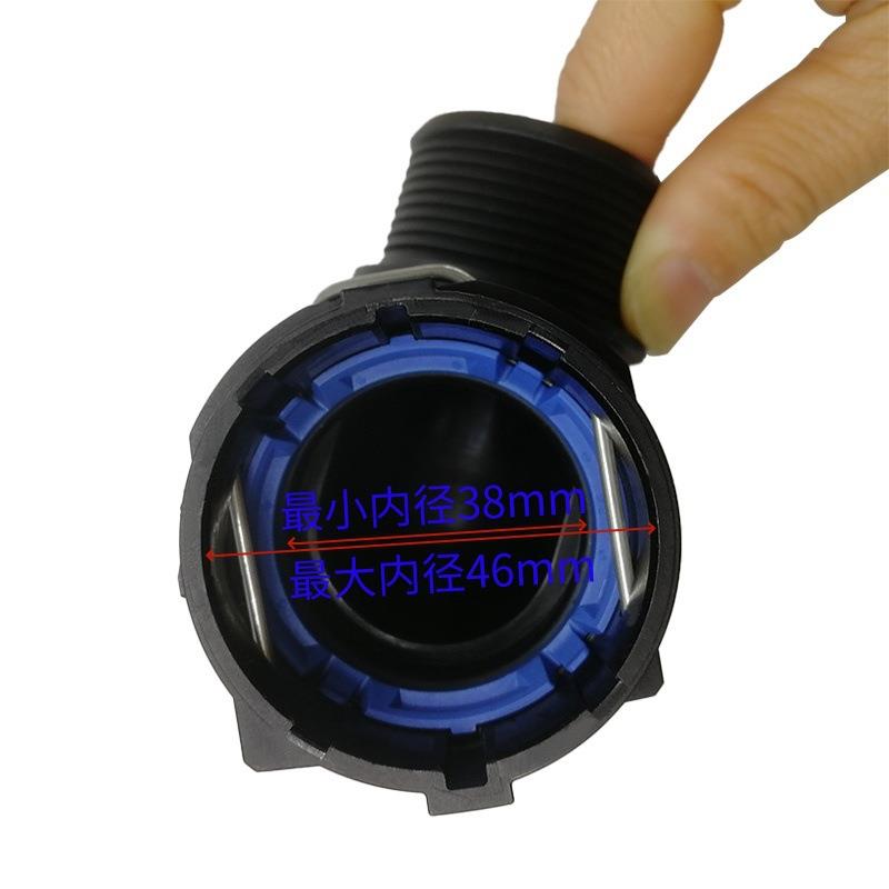 NW32弯头冷却水管接头内径约38mm 塑料黑色暖风管接头接管40mm