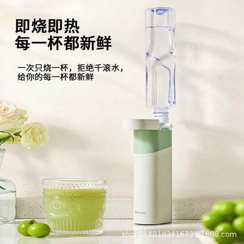 卓朗即热便携式饮水机迷你小型烧水壶 家用旅行桌面速热F-2019G