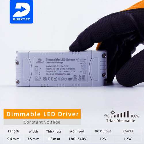 恒压调光30WDC12V24V驱动电源 led橱柜灯电源20W60W开关电源