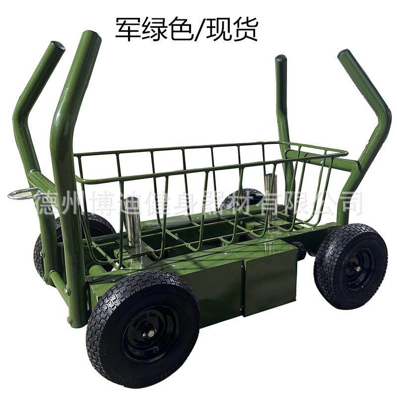 可调节抗阻力雪橇车坦克车负重杠铃推车私教工作室健身车健身器材