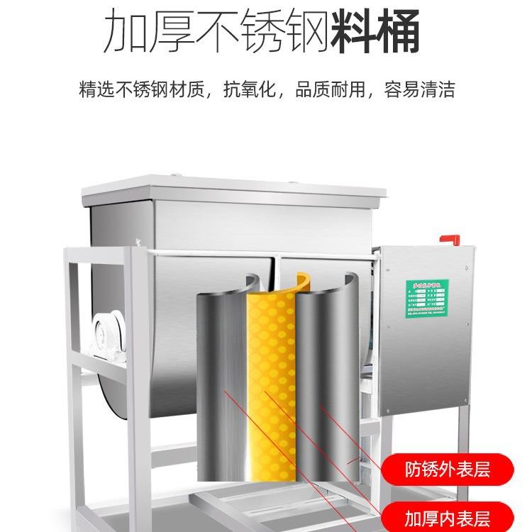 商用和面机50公斤100斤电动面粉机搅拌机多功能打面机小型搅拌机