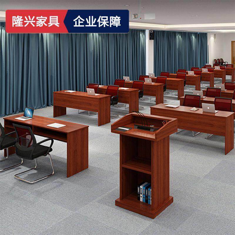 客厅培训会议桌校园学生课桌椅长桌组合双人条形桌全套辅导桌椅