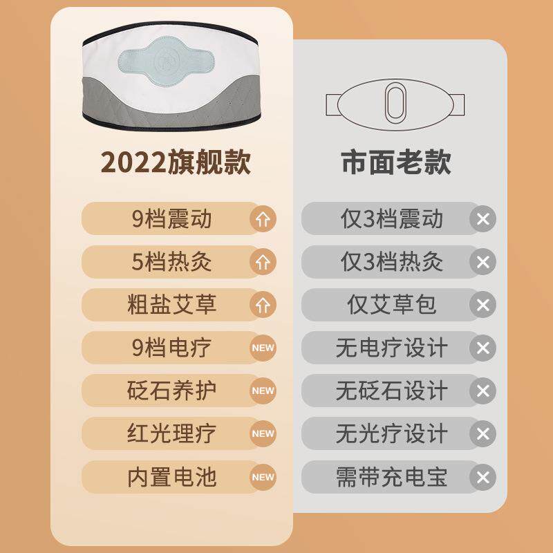 新款直销热卖腰部按摩器按摩腰带电动发热束腰带保暖腰部震动热敷