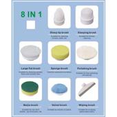 家用多功能厨房电动强力清洁地板清洁卫生间浴室手动刷