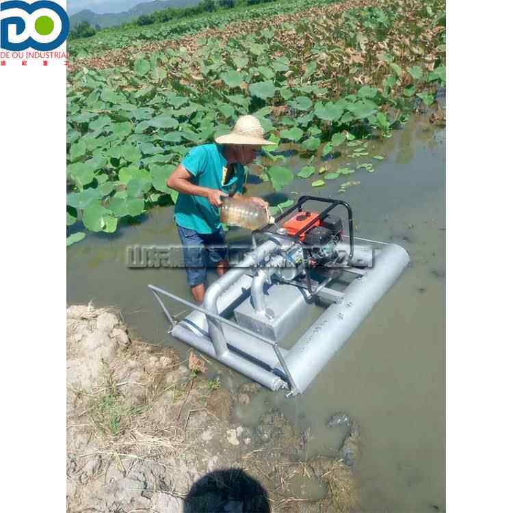 水面漂浮式挖莲藕机器 小型船式自动挖藕机 湖北玉笋收获机械