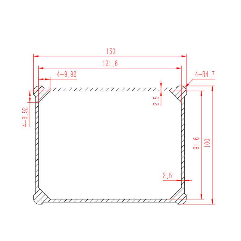 铝永L0锢仪4-130*100镇流器合金外壳器壳体防YJK水铝壳铝型材电源