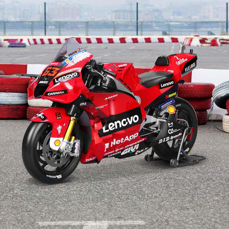 美驰图1:6杜卡迪摩托车moto赛车模型仿真合金塑料模型GP2024机车