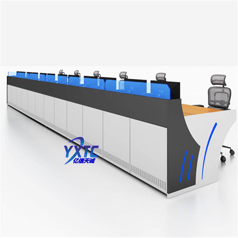 豪华监控系统指挥中心工作台调度室机房电脑桌操作台监控台