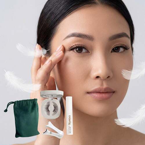 Nymixa Magnetic False Eyelash Set (Curl Style) - Reusable Ma