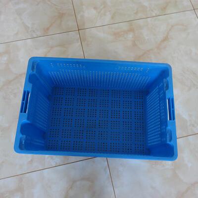厂家供应北京塑料塑640*20*LEN05m筐m 蓝色筐食品蔬菜料物流周转