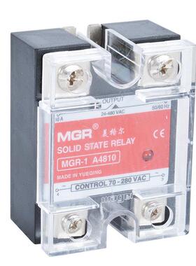 美格尔DC-AC继电器10A直流控交流MGR-1D4810单相固态继电器