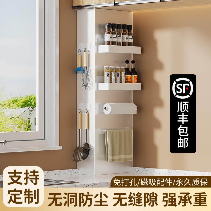 厨房燃气管道遮挡装饰洞洞板置物架天然气遮丑板阳台下水道遮挡罩图片